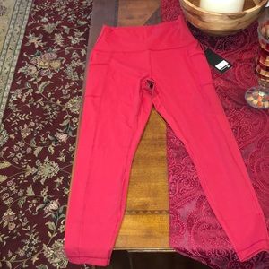 Brand New Red 90 degree reflex leggings